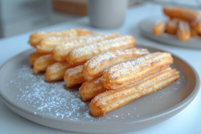 Churros sans oeufs au airfryer : un délice sain et facile à réaliser chez vous