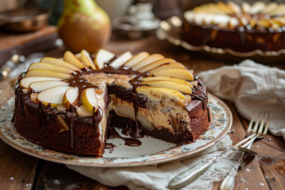 Découvrez comment ce gâteau poire chocolat peut transformer votre pause gourmande en festin délicieux