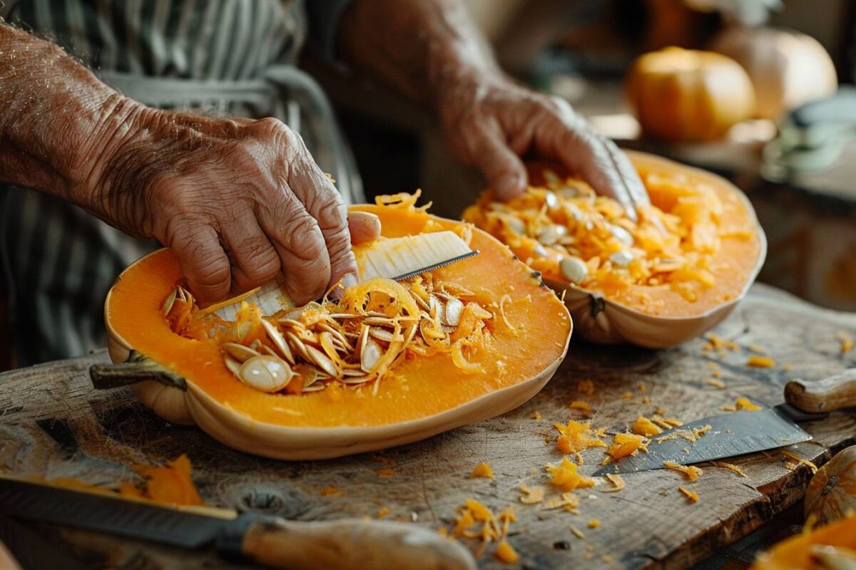 Découvrez comment éplucher une courge butternut sans risque avec ces trois méthodes simples