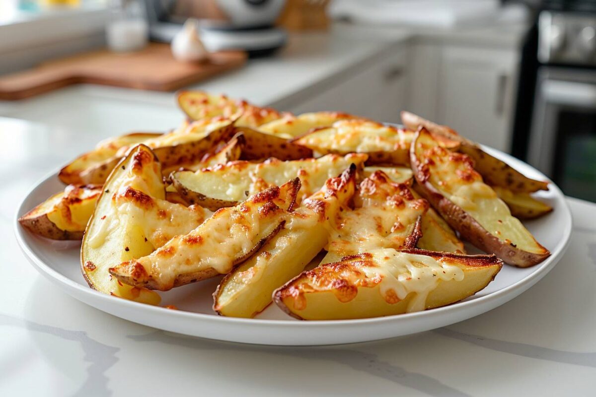 Découvrez comment les pommes de terre au fromage cuites deux fois peuvent transformer votre repas avec un airfryer