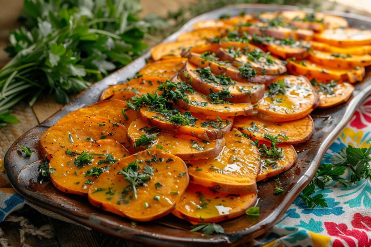 Découvrez comment transformer des patates douces en un délicieux tian aux herbes – Une recette simple et savoureuse pour égayer votre table