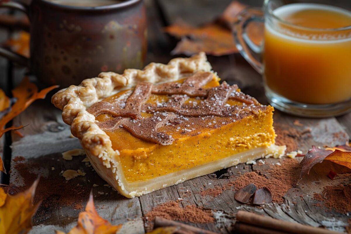 Découvrez la magie d’une tarte aux épices et à la citrouille, un délice simple et rapide à préparer pour vos soirées d’automne