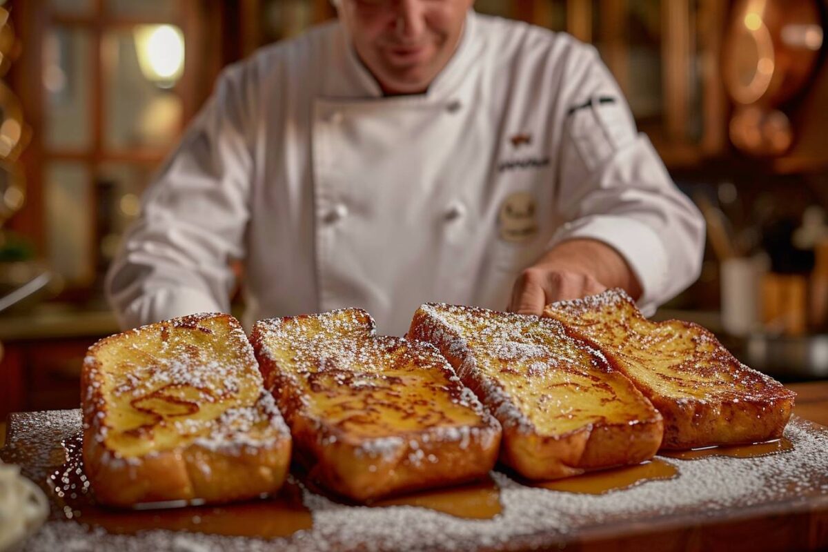 Découvrez la recette inratable de pain perdu proposée par Philippe Etchebest, un régal pour les soirées d’automne