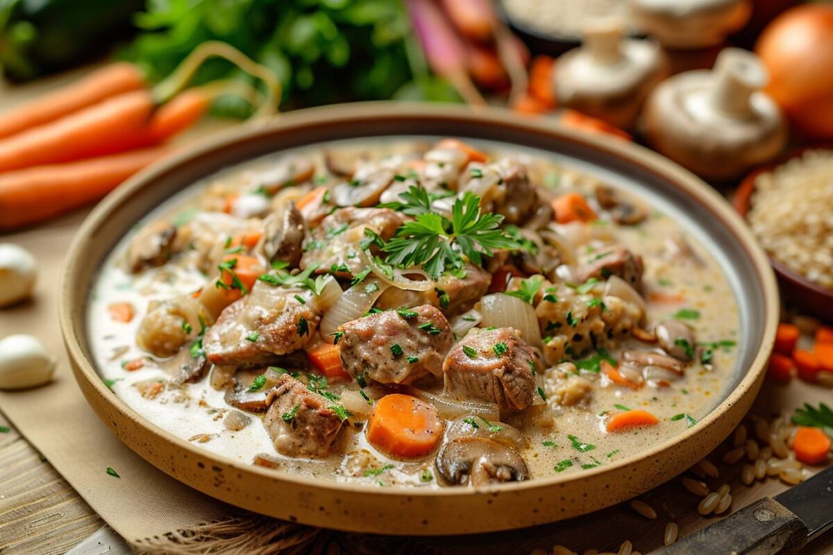 Découvrez les meilleurs accompagnements pour sublimer votre blanquette de veau : légumes et féculents à l’honneur