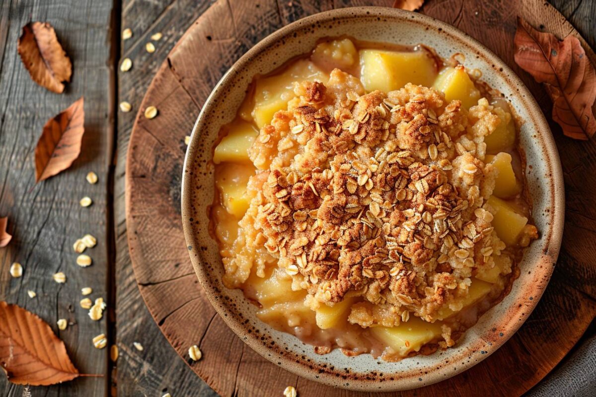 Découvrez une recette légère de crumble de potimarron pour réinventer vos repas d’automne