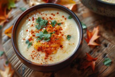 La crème de courge butternut à la thaï de Laurent Mariotte : une recette automnale pour des soirées douces et épicées