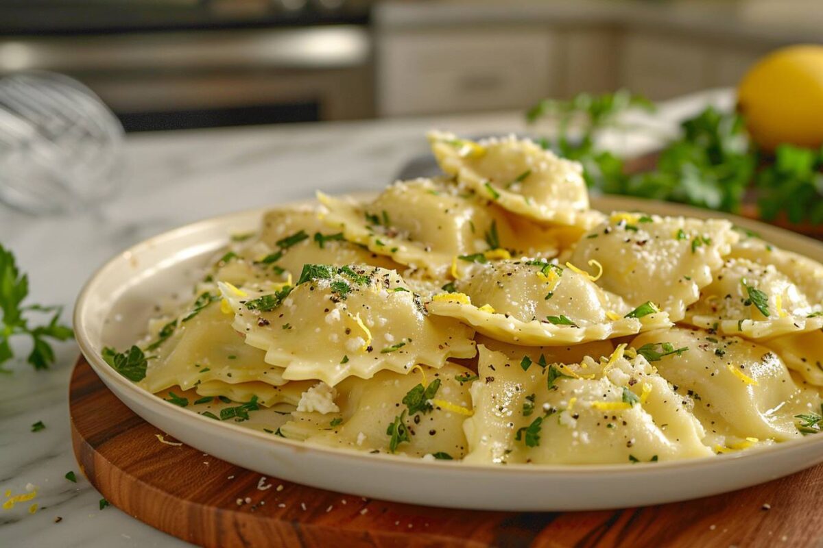 Révélez le chef qui est en vous : préparez des raviolis maison à la ricotta et au citron, une recette simple et délicieuse