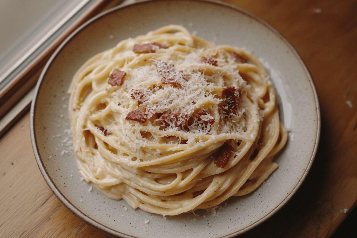 Recette authentique des pâtes carbonara sans crème fraîche