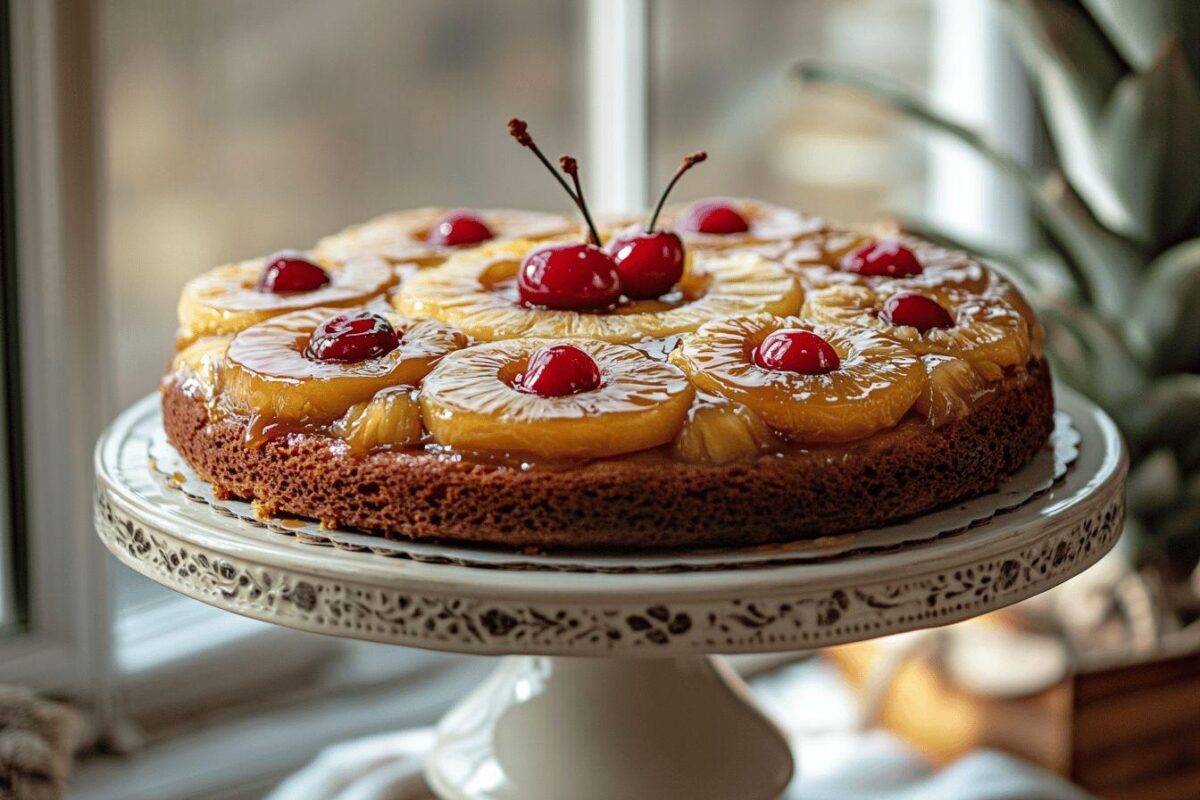 Recette de gâteau renversé à l’ananas qui fait sensation