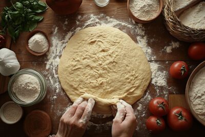 Comment réaliser une pâte à pizza maison moelleuse et épaisse ?