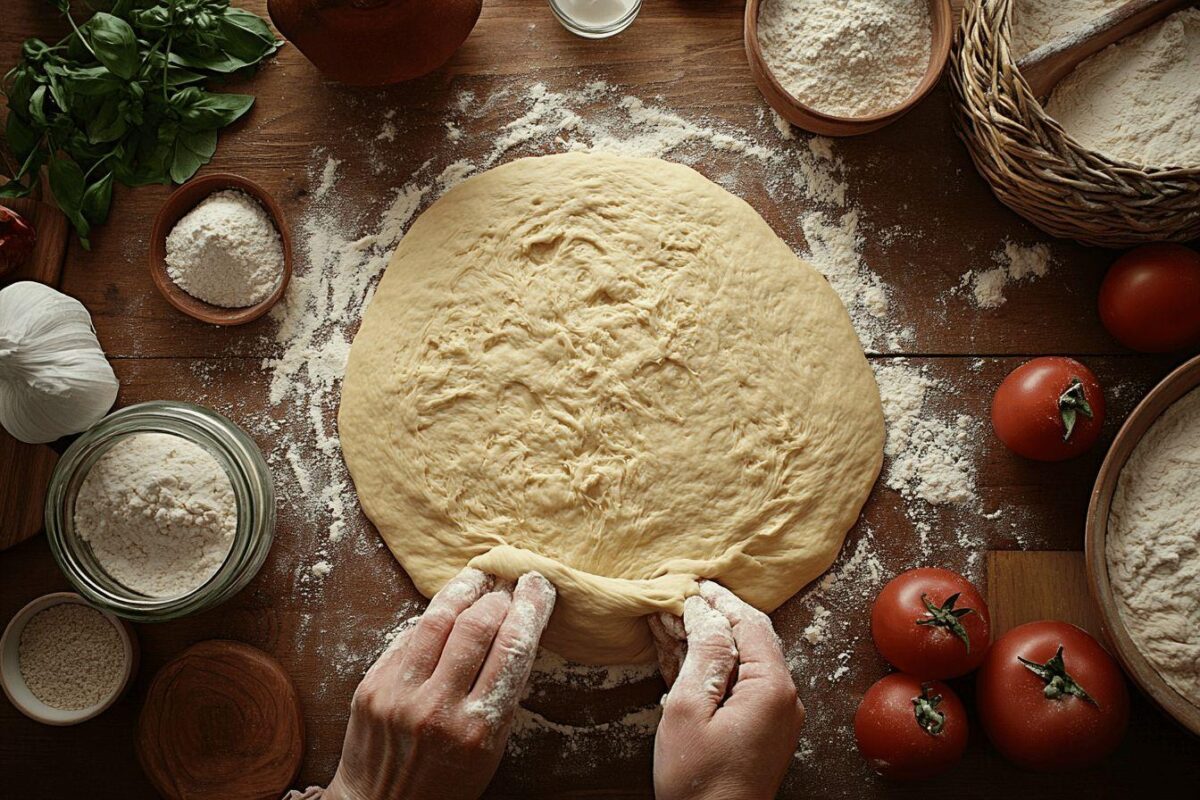 Comment réaliser une pâte à pizza maison moelleuse et épaisse ?